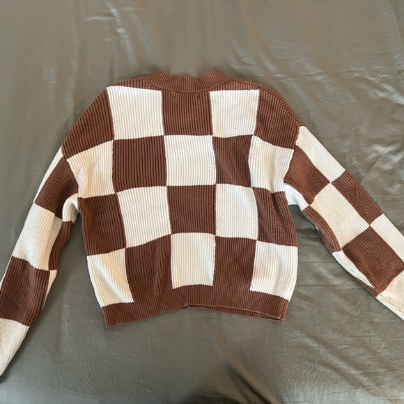 Mango Checks Knit Sweater - Picture 3 of 5